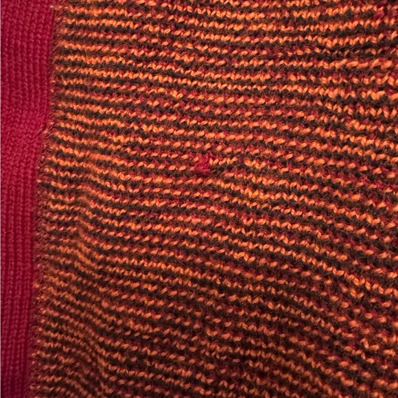 Pendleton Vintage Red Wool Cardigan Western Aztec Size Medium Sweater - Picture 11 of 14